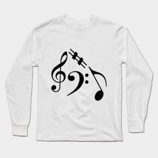 Music pattern Long Sleeve T-Shirt